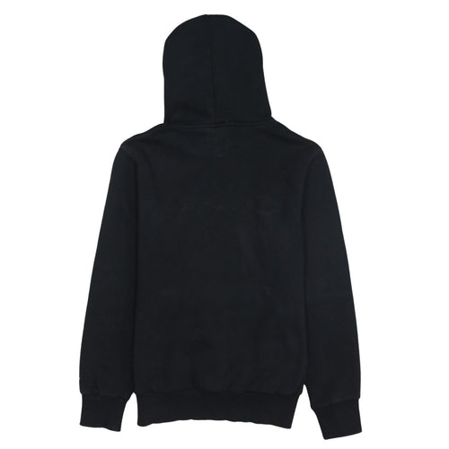 Champion Men's Black Small Pullover Hoodie Embroidered Logo Fleece