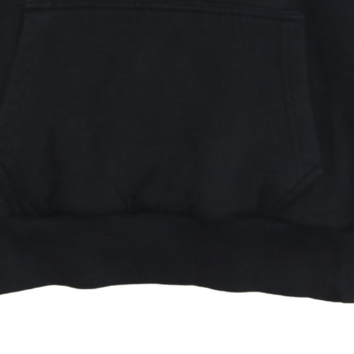 Champion Men's Black Small Pullover Hoodie Embroidered Logo Fleece