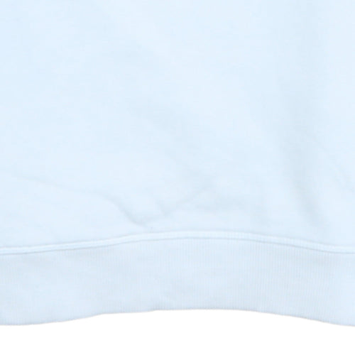 The North Face Boys White Pullover Sweatshirt L Graphic Print Crew Neck