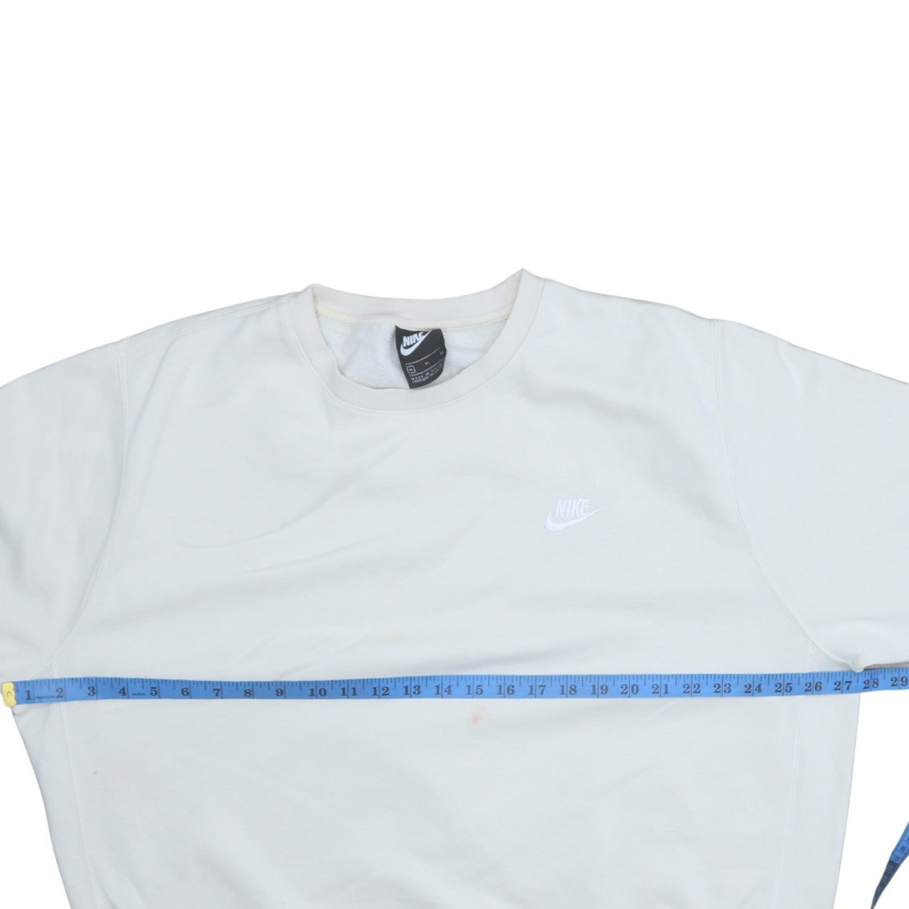 Nike Men's White XL Pullover Crew Neck Fleece Sweatshirt