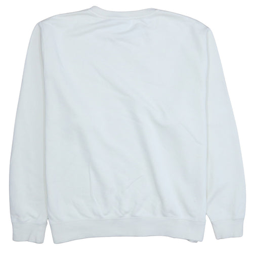 Nike Men's White XL Pullover Crew Neck Fleece Sweatshirt