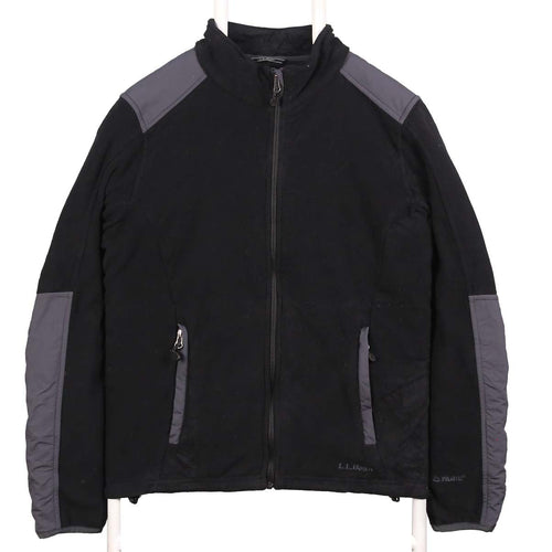 L.L. Bean Men's Black S Fleece Outdoor Full Zip Jacket