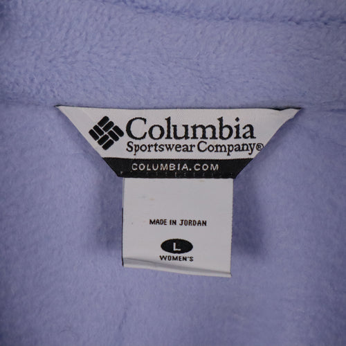 Columbia Women's Purple Fleece Full Zip Jacket L