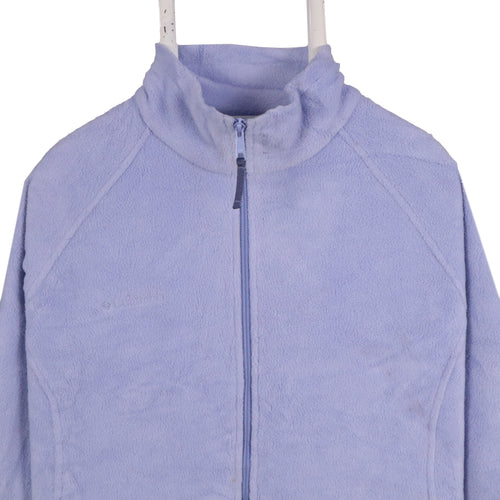 Columbia Women's Purple Fleece Full Zip Jacket L