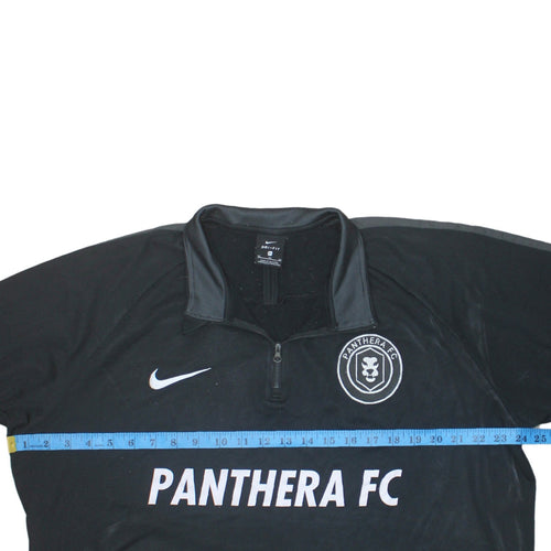 Nike Men’s Black XL Dri-Fit 1/4 Zip Panthera FC Sweatshirt