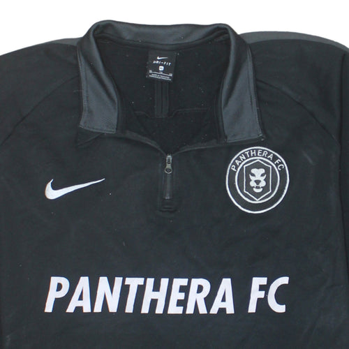 Nike Men’s Black XL Dri-Fit 1/4 Zip Panthera FC Sweatshirt