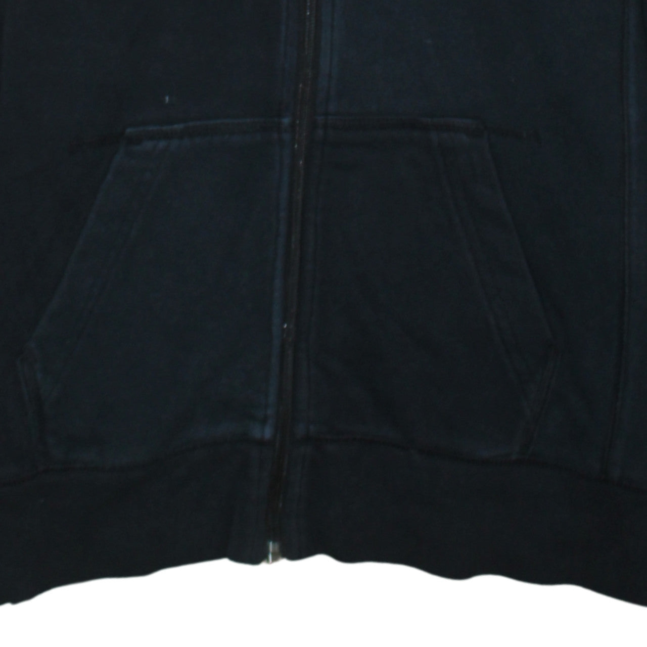 Nike Women's Black Full Zip Hoodie Size L Cotton Blend Sportswear