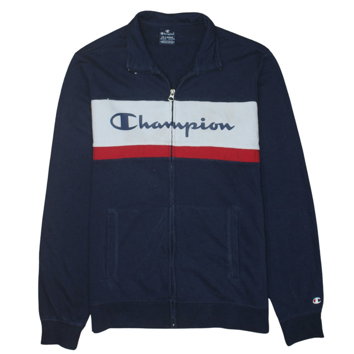 Champion Boys Blue Full Zip Colourblock Sweatshirt 15-16 Years