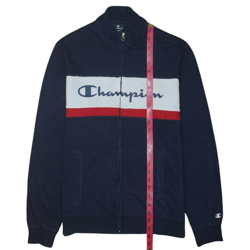 Champion Boys Blue Full Zip Colourblock Sweatshirt 15-16 Years