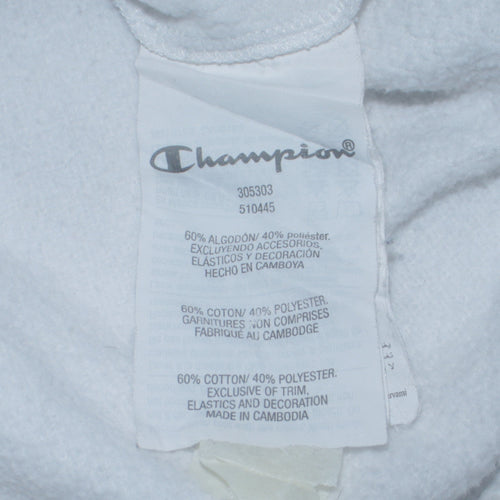Champion Boys White Graphic Logo Pullover Sweatshirt 13-14 Years