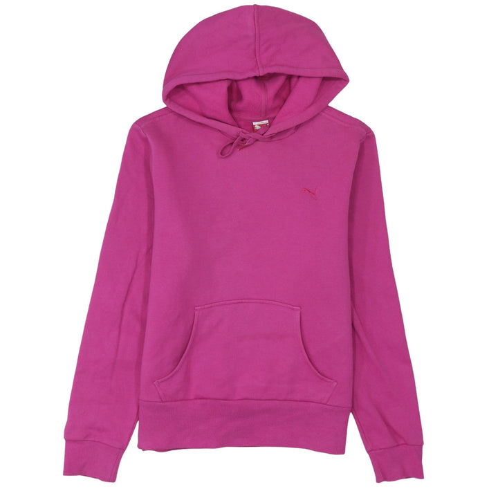 Puma Women’s Pink Pullover Hoodie Size 16 Cotton Blend Casual