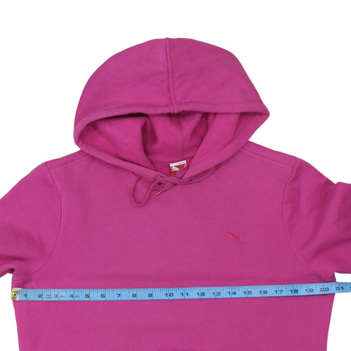 Puma Women’s Pink Pullover Hoodie Size 16 Cotton Blend Casual