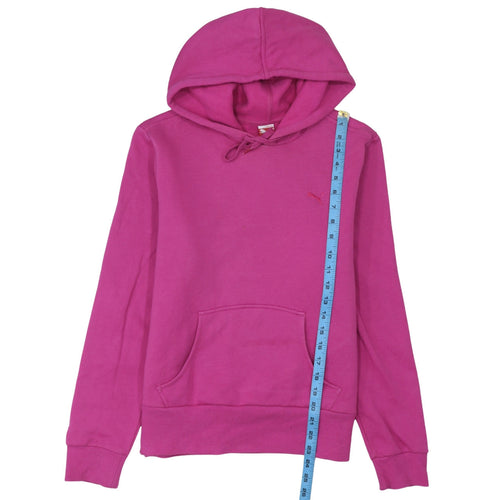 Puma Women’s Pink Pullover Hoodie Size 16 Cotton Blend Casual