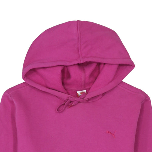 Puma Women’s Pink Pullover Hoodie Size 16 Cotton Blend Casual