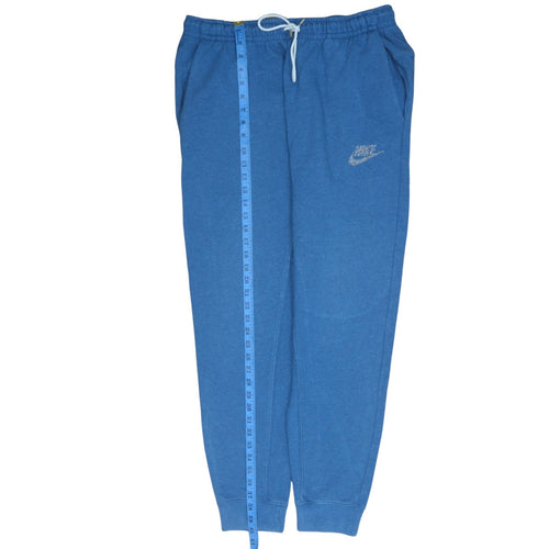 Nike Men's Blue Jogger Trousers L Regular Fit Fleece