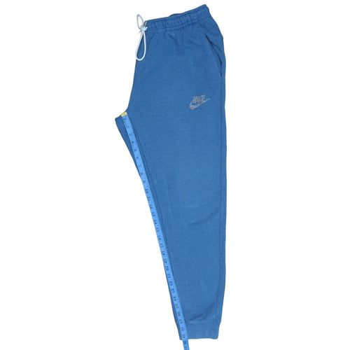 Nike Men's Blue Jogger Trousers L Regular Fit Fleece