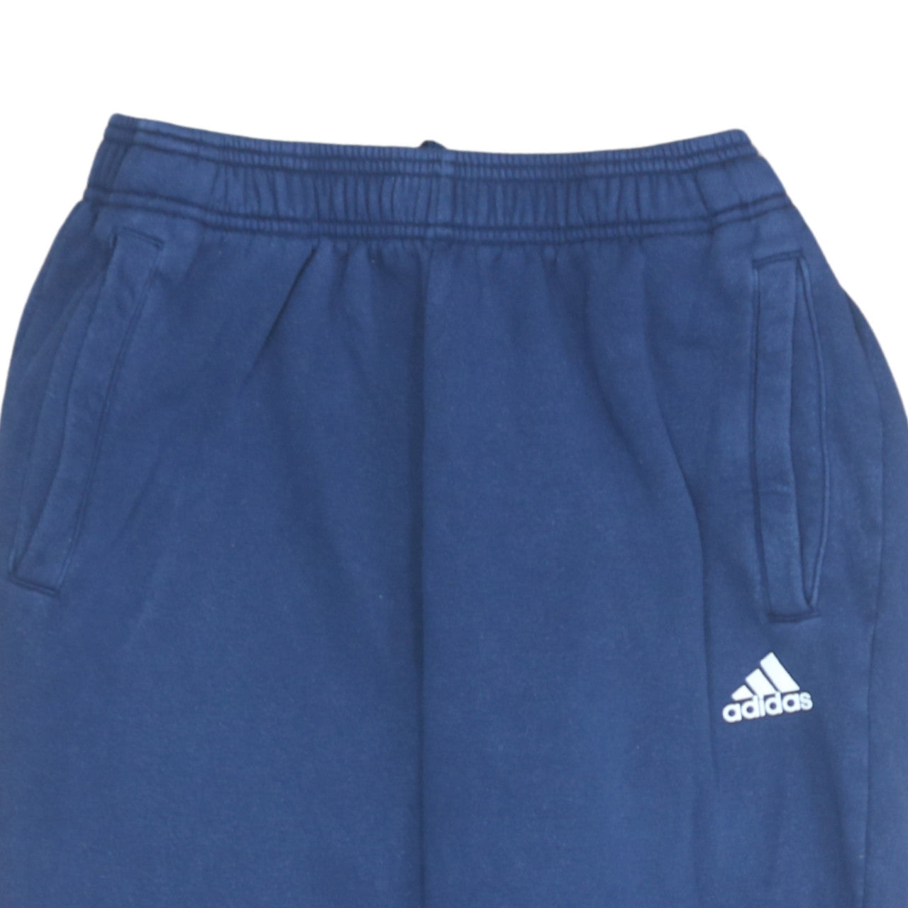 Adidas Men's Blue Regular Fit Fleece Sweatpants L