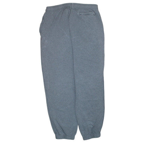 Reebok Men's Grey Fleece Sweatpants L Regular Fit Casual Trousers