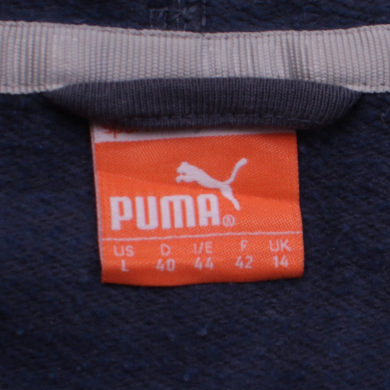 Puma Women Navy Full Zip Hoodie Size 14 Volvo Ocean Race