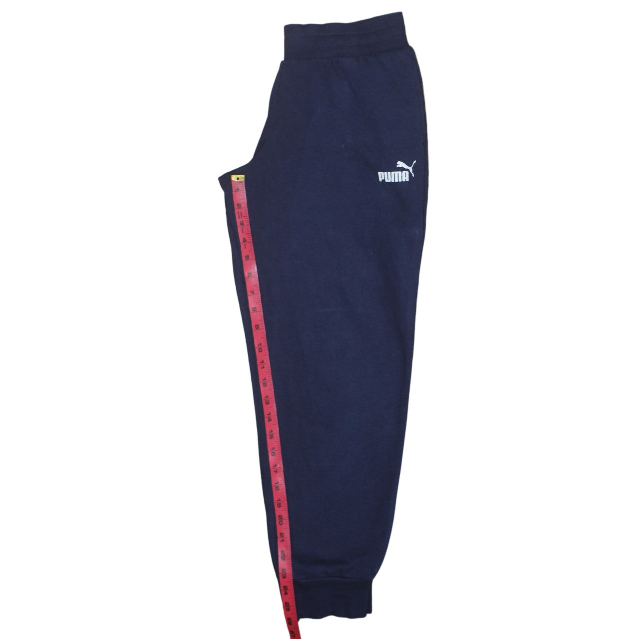 Puma Men's Blue Cotton Blend Sweatpants Size S Regular Fit