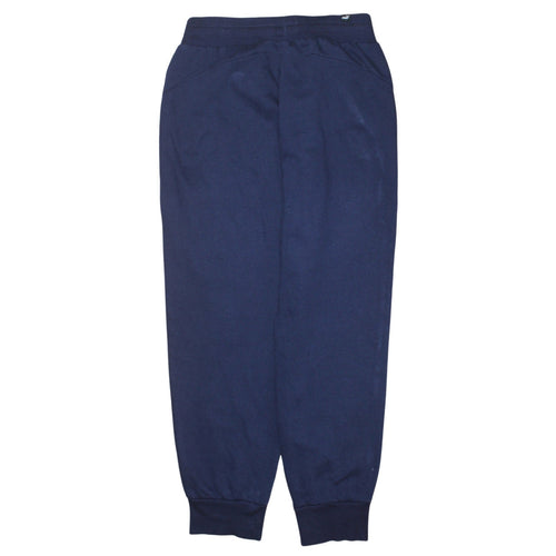 Puma Men's Blue Cotton Blend Sweatpants Size S Regular Fit