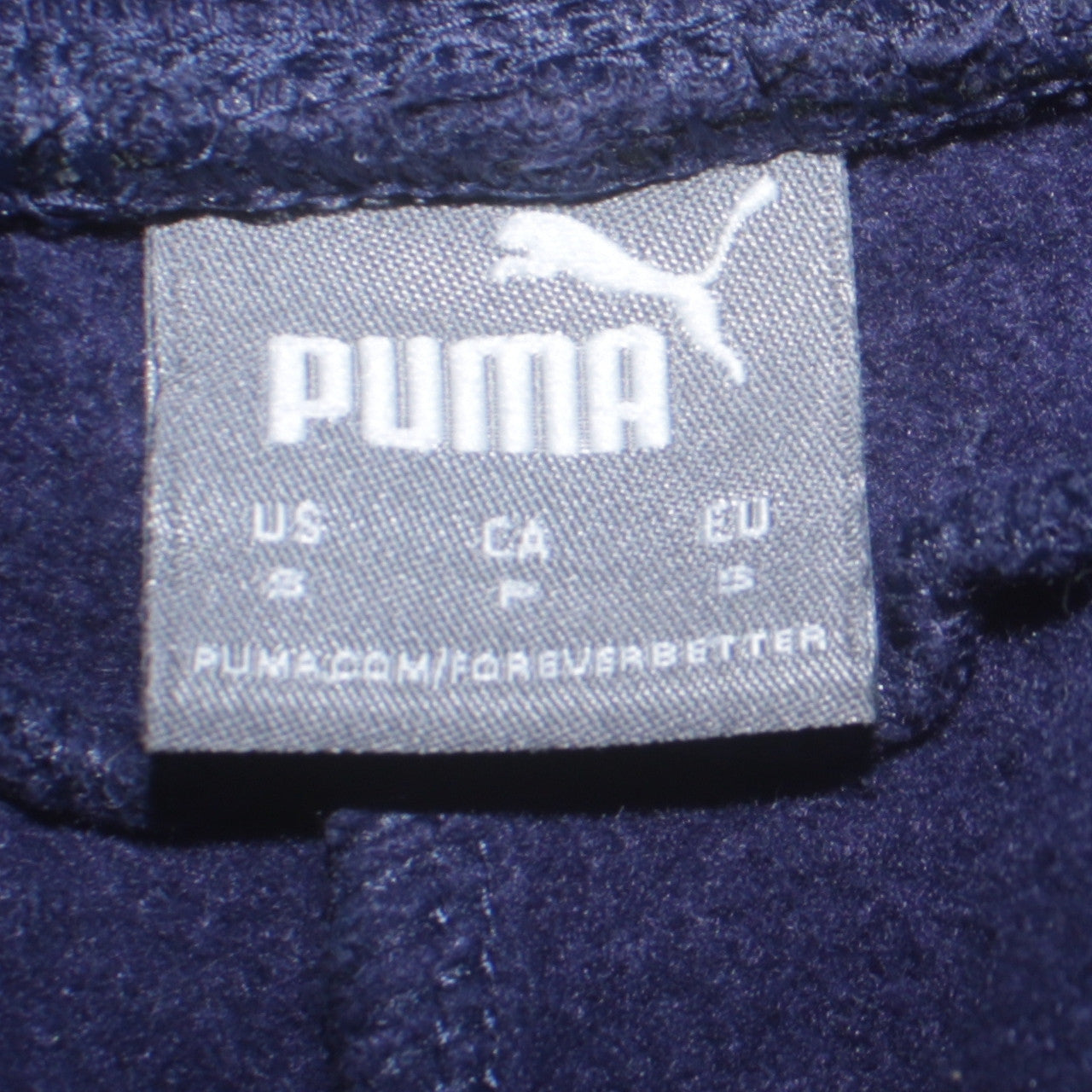 Puma Men's Blue Cotton Blend Sweatpants Size S Regular Fit
