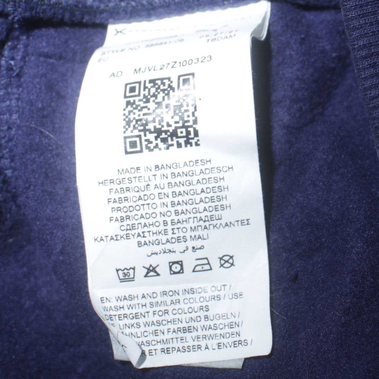 Puma Men's Blue Cotton Blend Sweatpants Size S Regular Fit