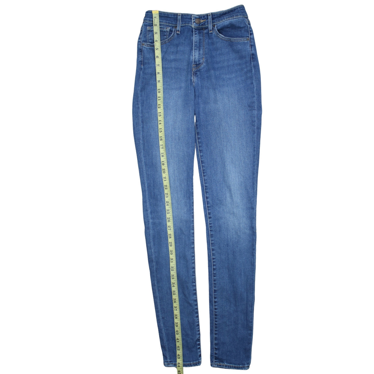 Levi's Womens Blue 721 High Rise Skinny Jeans Size 10