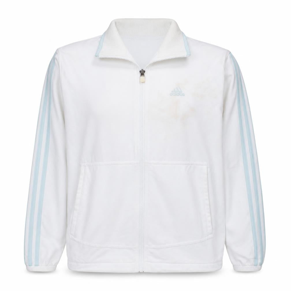 Adidas Women’s White Size 10 Full Zip Sports Jacket