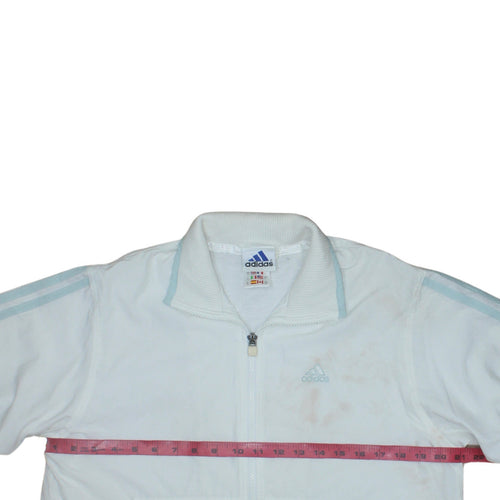 Adidas Women’s White Size 10 Full Zip Sports Jacket