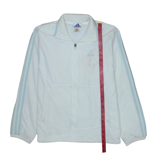 Adidas Women’s White Size 10 Full Zip Sports Jacket