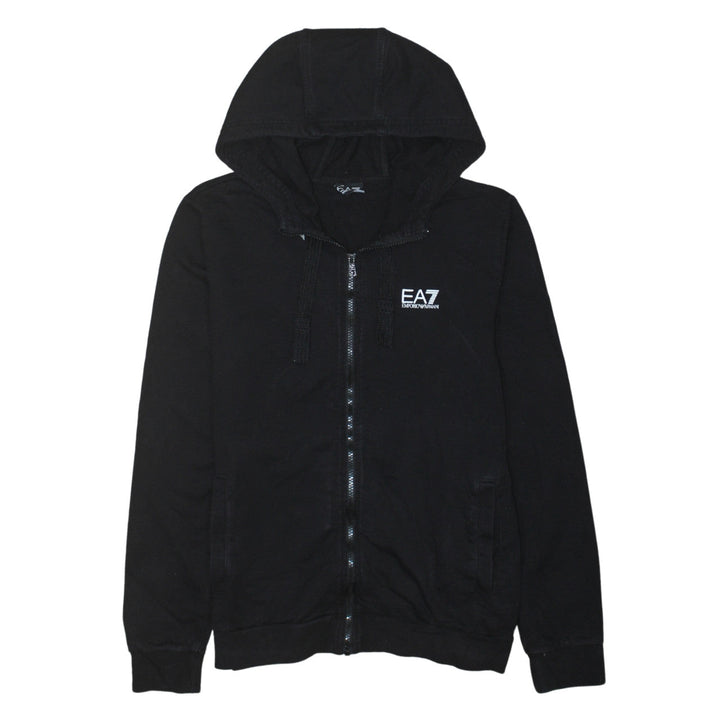 Emporio Armani EA7 Men's Black Full Zip Hoodie Size M