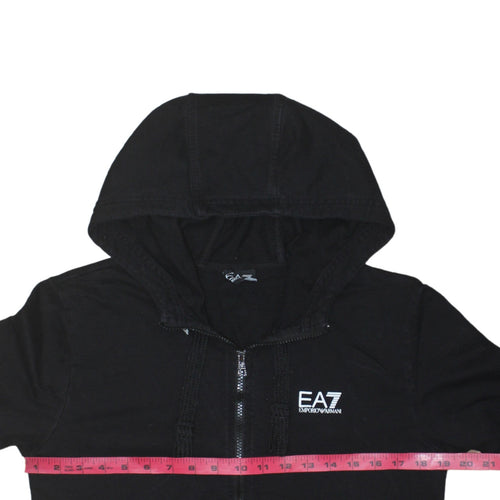 Emporio Armani EA7 Men's Black Full Zip Hoodie Size M