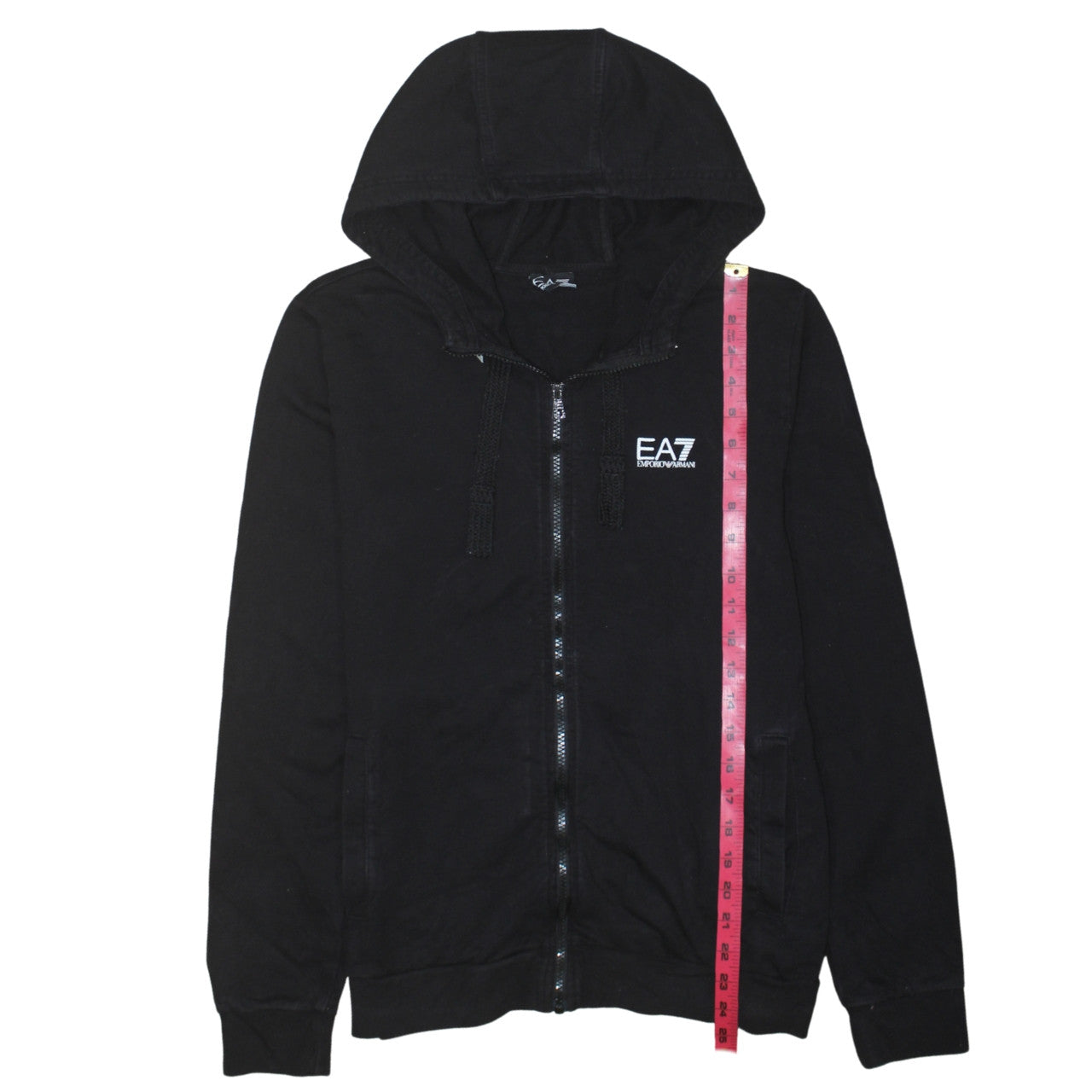 Emporio Armani EA7 Men's Black Full Zip Hoodie Size M