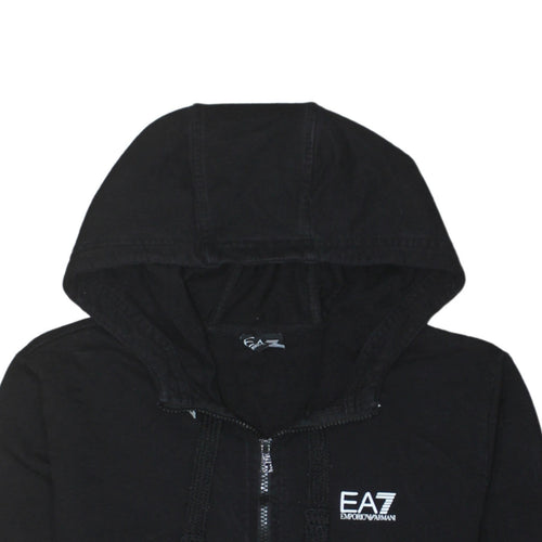 Emporio Armani EA7 Men's Black Full Zip Hoodie Size M