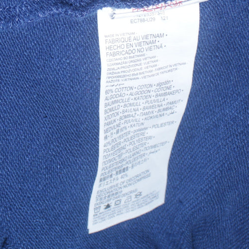 Levi's Boys Blue Pullover Hoodie 14 Years Cotton Blend Logo Design