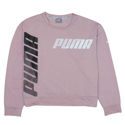 Puma Women's Pink XL Crew Neck Pullover Sweatshirt