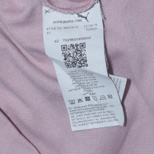 Puma Women's Pink XL Crew Neck Pullover Sweatshirt