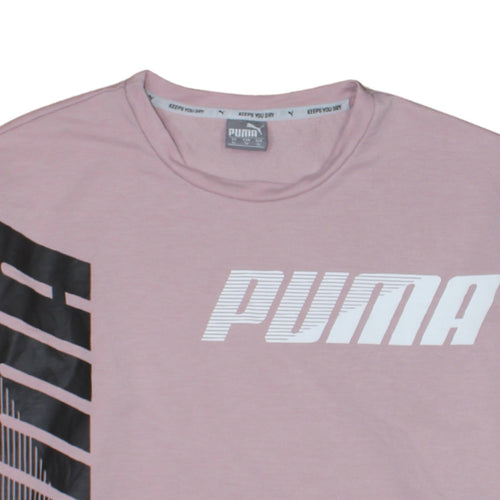 Puma Women's Pink XL Crew Neck Pullover Sweatshirt