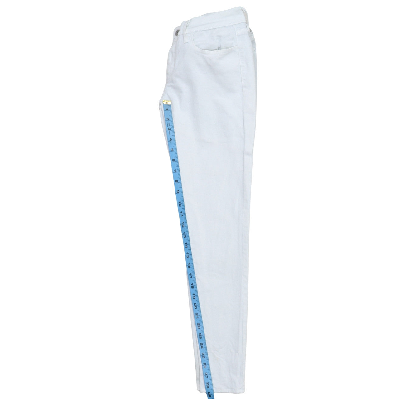 Levi's Womens White 710 Super Skinny Stretch Jeans Size 28