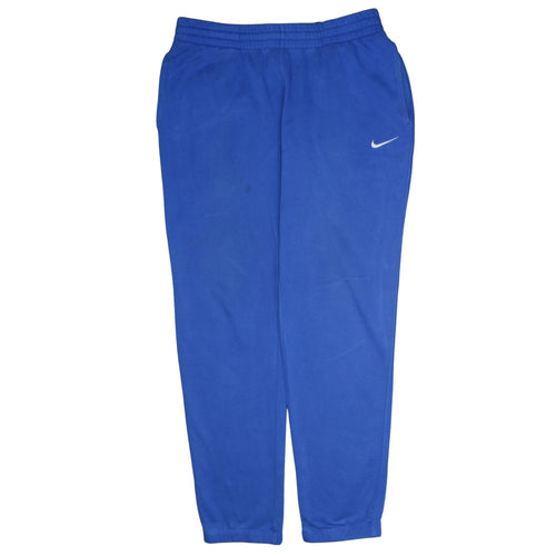 Nike Men's Blue Fleece Sweatpants Regular Fit L