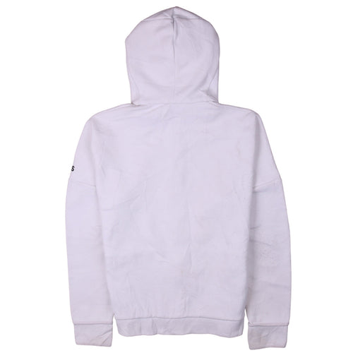H&M Men's White Graphic Print Pullover Hoodie Size M