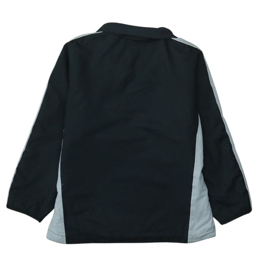 Nike Boys Black M Track Jacket 1/4 Zip Fleece Lined Lightweight Sports Top
