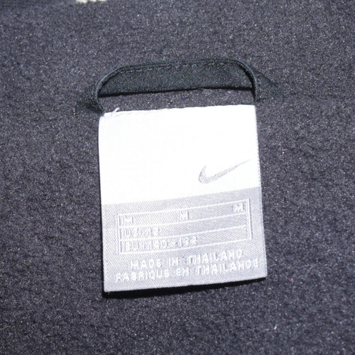Nike Boys Black M Track Jacket 1/4 Zip Fleece Lined Lightweight Sports Top