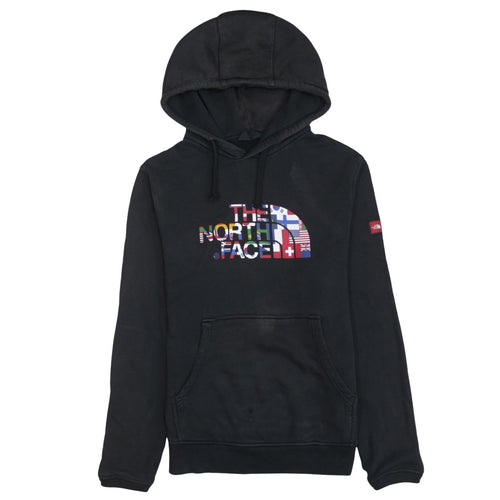 The North Face Men's Black Pullover Hoodie Size M Graphic Logo