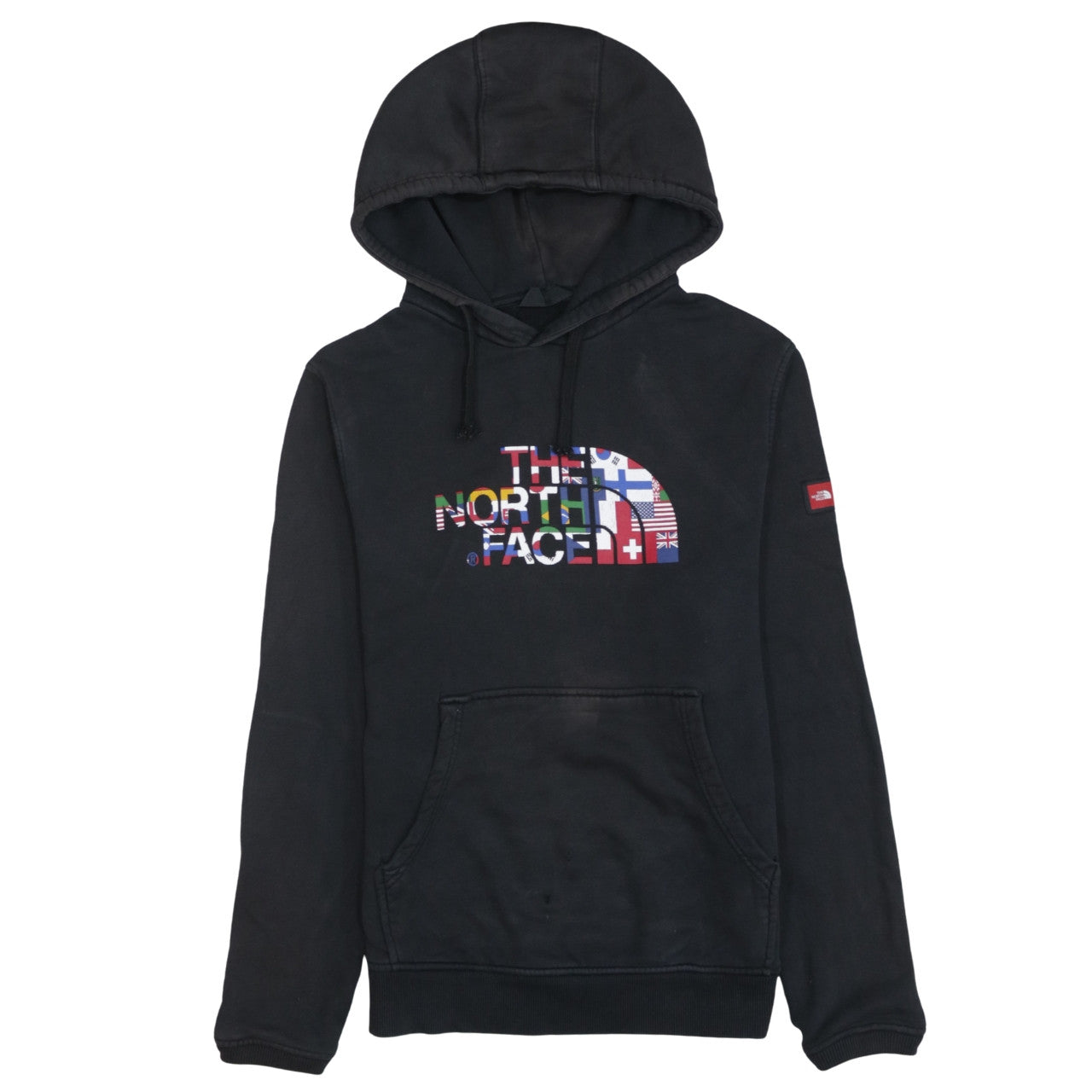 The North Face Men's Black Pullover Hoodie Size M Graphic Logo