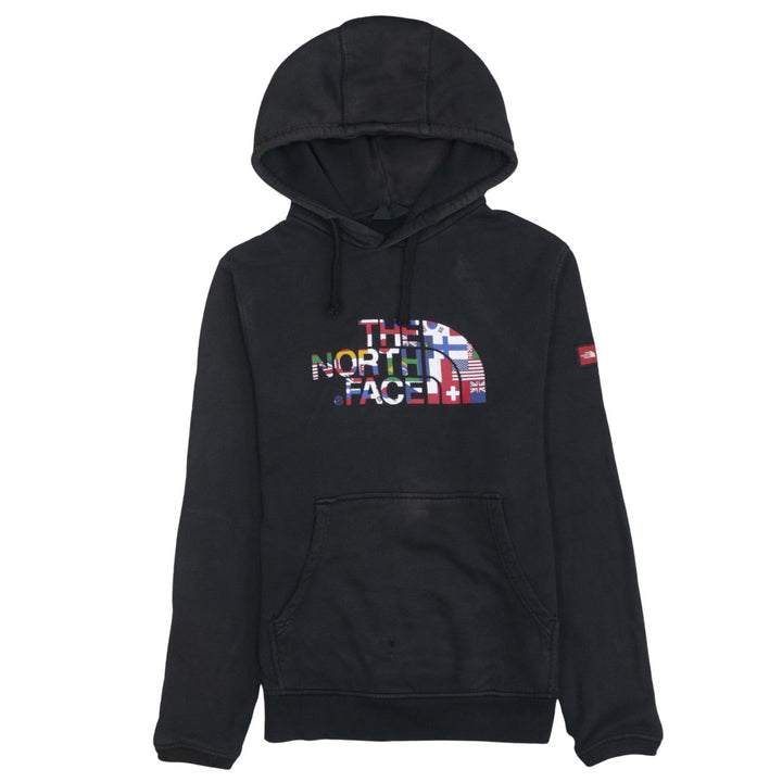 The North Face Men's Black Pullover Hoodie Size M Graphic Logo