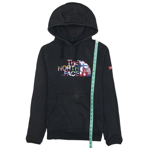 The North Face Men's Black Pullover Hoodie Size M Graphic Logo
