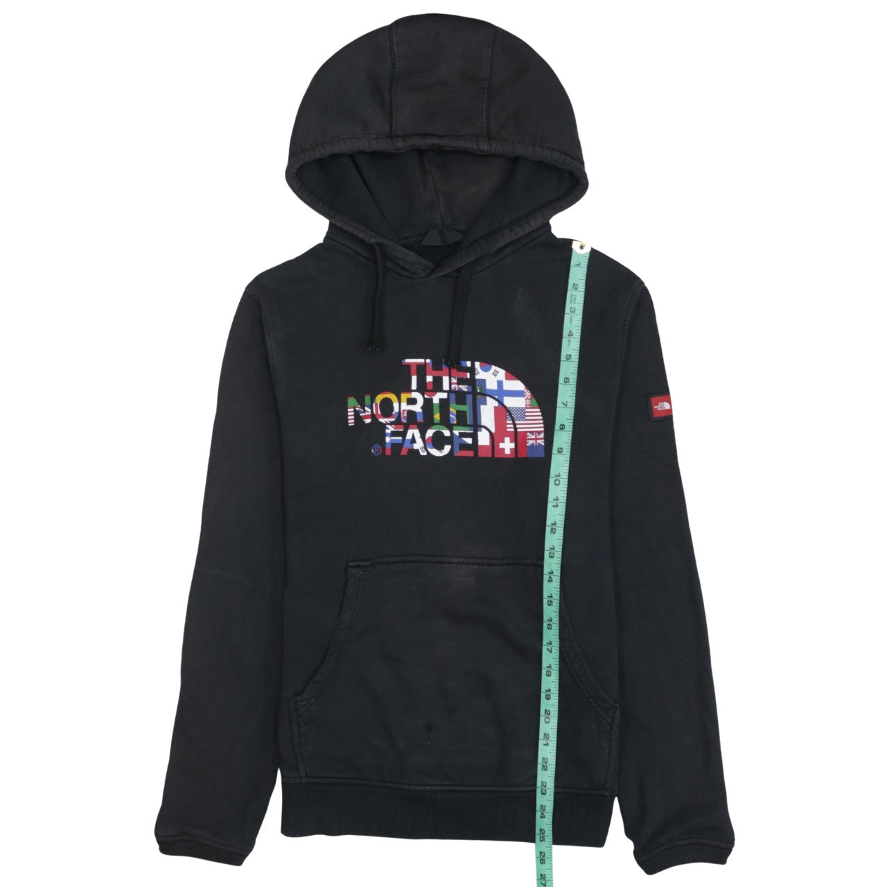 The North Face Men's Black Pullover Hoodie Size M Graphic Logo