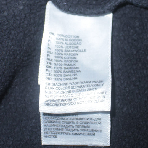The North Face Men's Black Pullover Hoodie Size M Graphic Logo